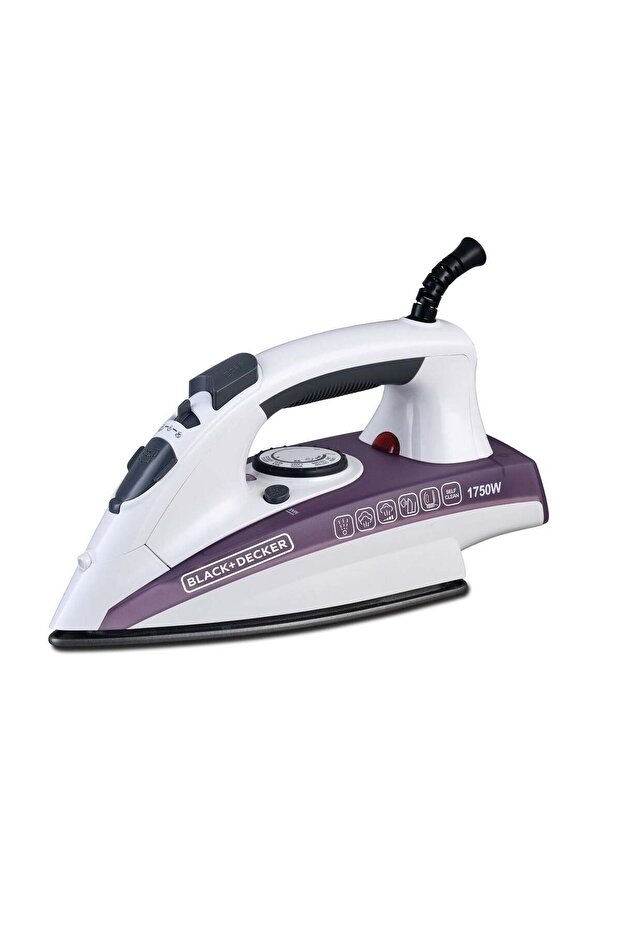 BLACK+DECKER Steam iron 1750 watts -220 ml X1750