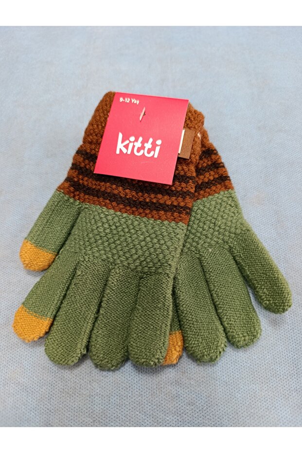 ÖRME YÜN ELDİVEN 9-12 YAŞ - 1