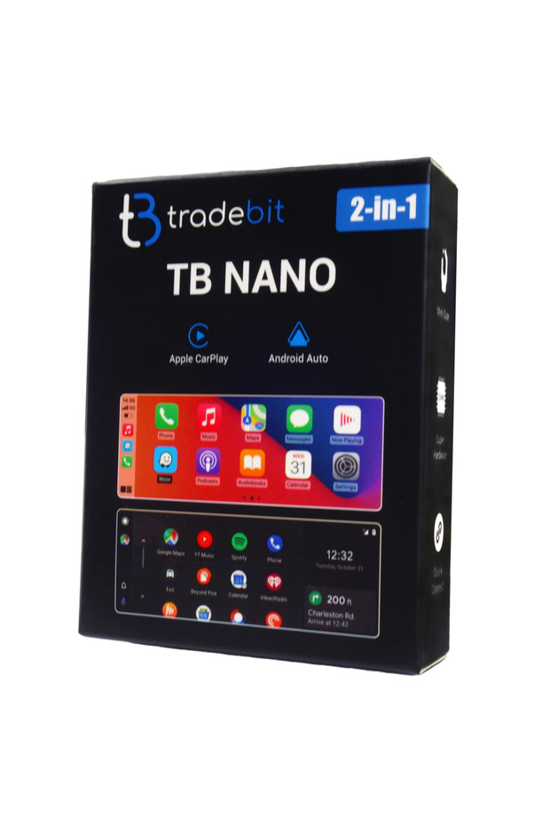 TB NANO Wireless Adapter for Apple CarPlay / Android Auto Transparent - 7