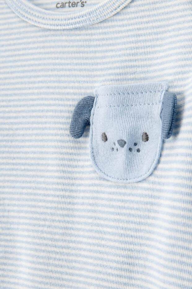 Erkek Bebek Mavi Alt Üst Set - 2