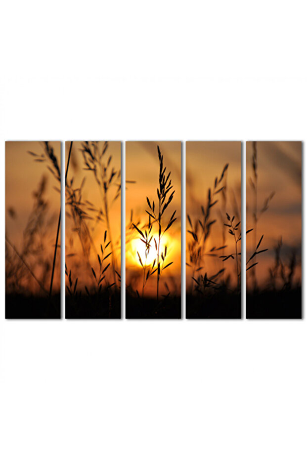 لوحه جداريه - غروب - ١٥٢٣ - مقسمه خمسة قطع متساويه - 1