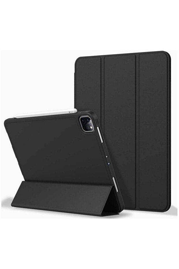 SmartGrist iPad Pro 12.9 Case 2020 with Pencil Holder (4th Generation), Premium Protective Case Cove