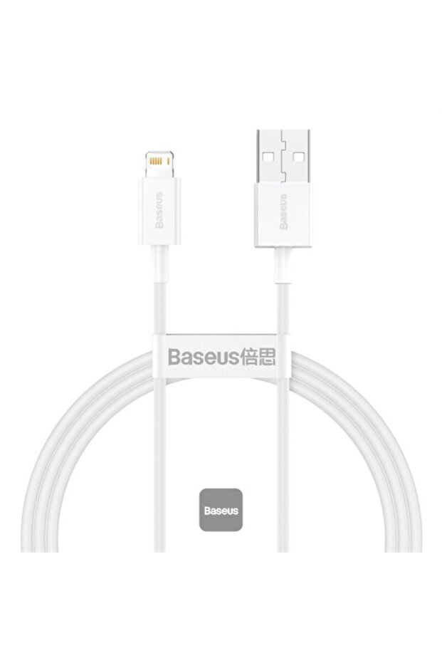 Baseus USB to Lightning Data Cable 1m - White - 1