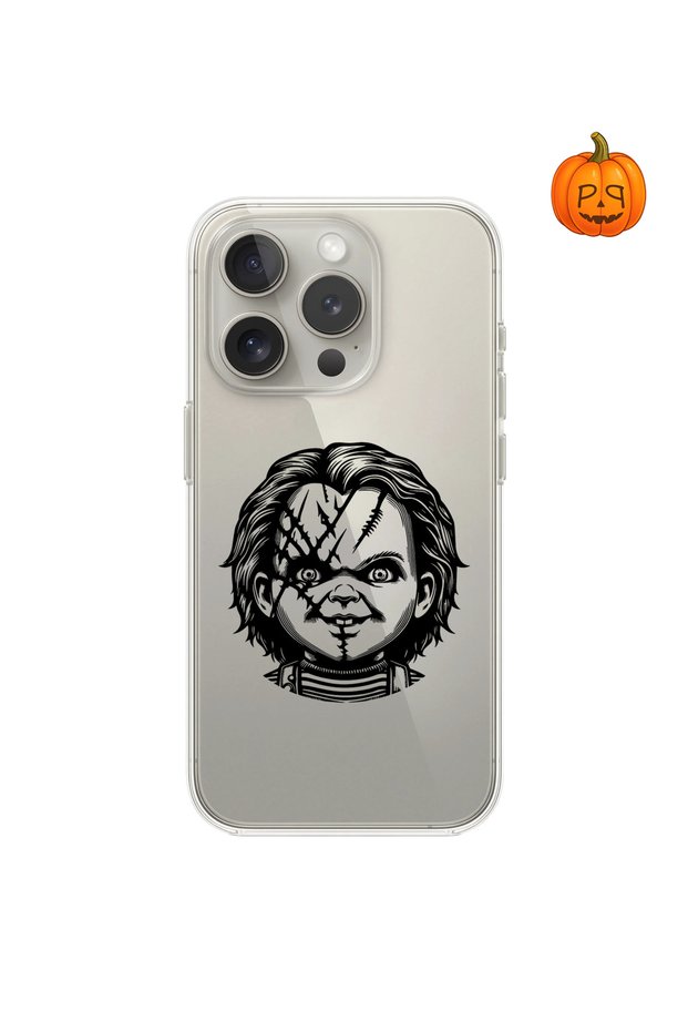 Dali Design iPhone 12 Pro Max Compatible Transparent Case Horror 4 Design