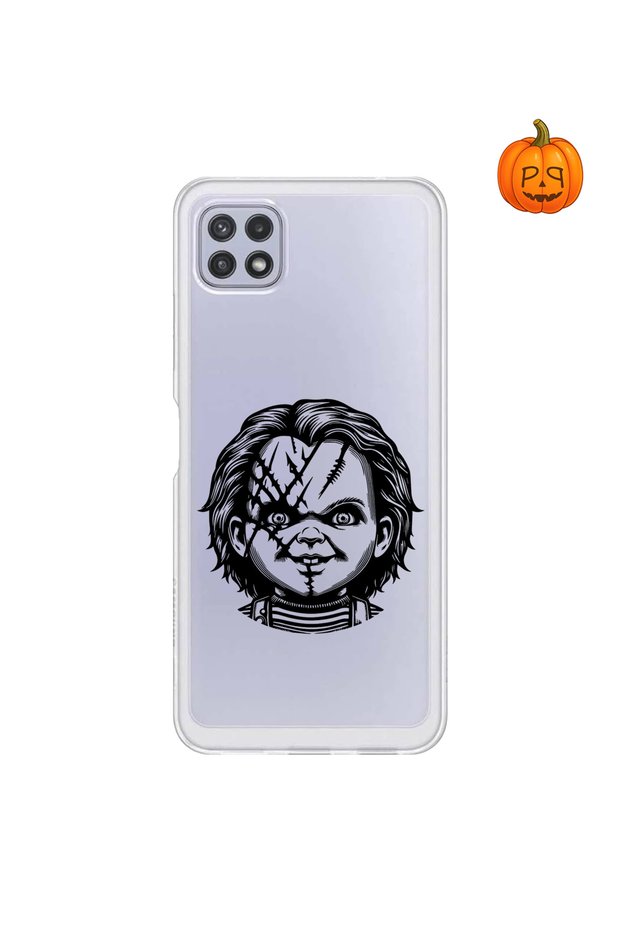 Dali Design Samsung Galaxy A22 Compatible Transparent Case Horror 4 Design