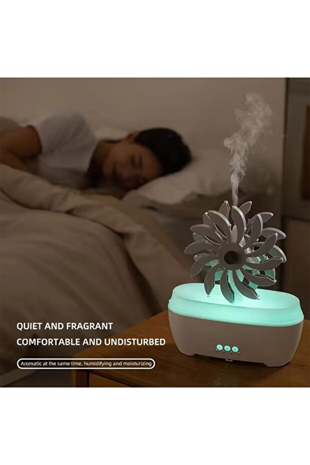 Aroma Diffuser Humidifier Night Light | Colors LED, Timer, Remote Control, Quiet - 5