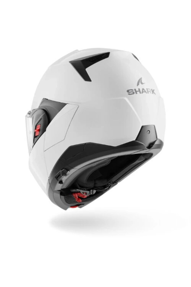 Kask Oxo Blank Beyaz Çene Açılır - 5
