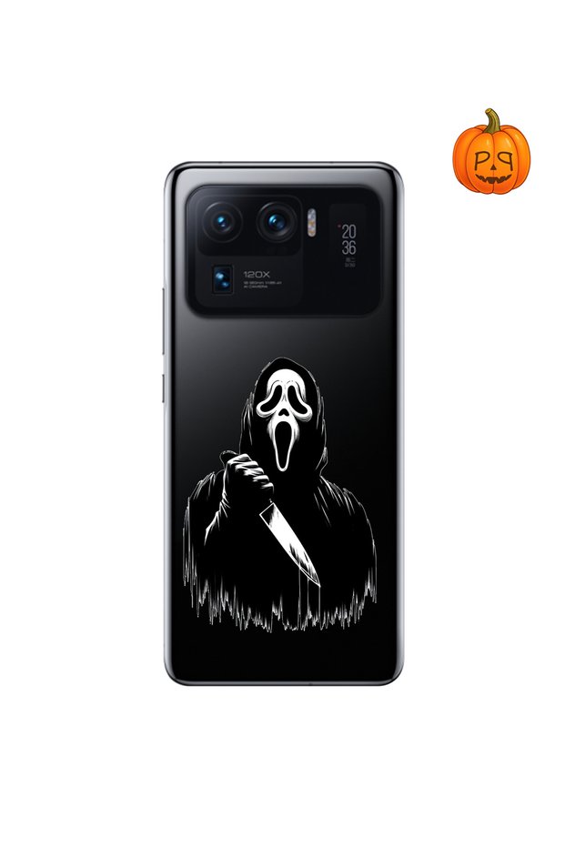 Dali Design Xiaomi Mi 11 Pro Compatible Transparent Case Horror 3 Design