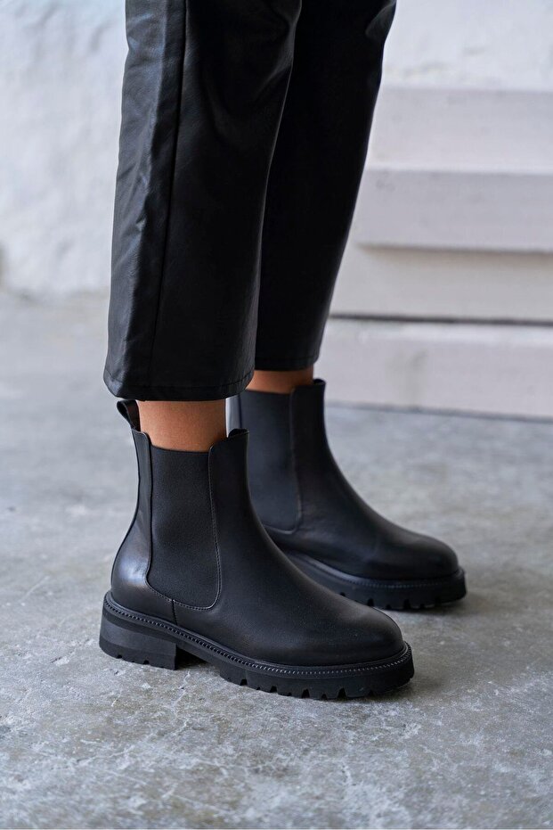 BETZ SİYAH DERİ BOT - 6