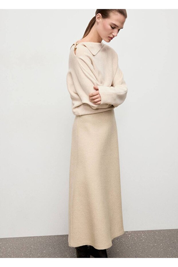 A-Line Wool Skirt