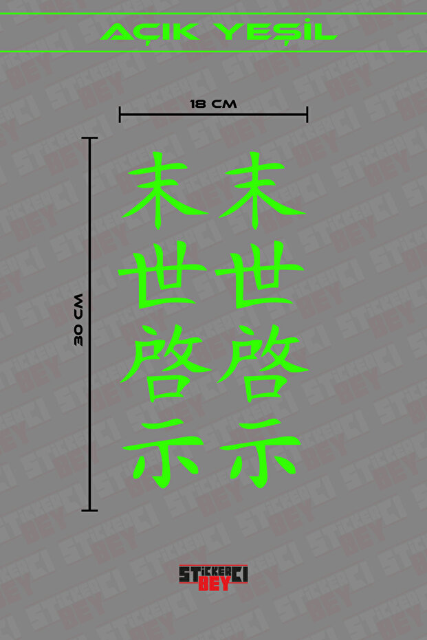 Japanese Car Motor Laptop Sticker 30 X 9 cm