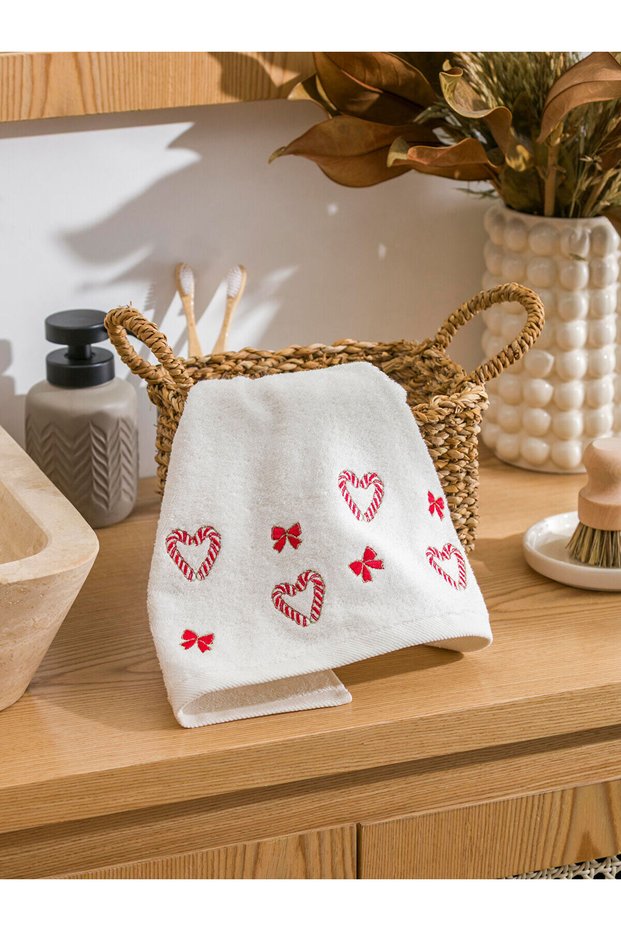 Vizyon New Season New Year's Themed Cotton Face Towel 50X80 cm