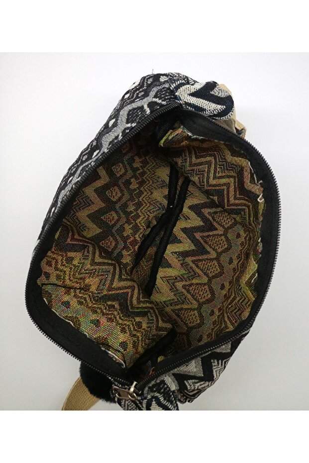 Gray Patterned Bag - 4