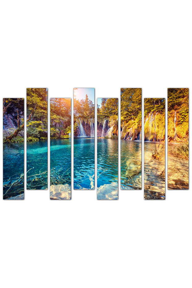 لوحه جداريه - منظر - ٦٦٣ - مقسمه ثمانية قطع - 1