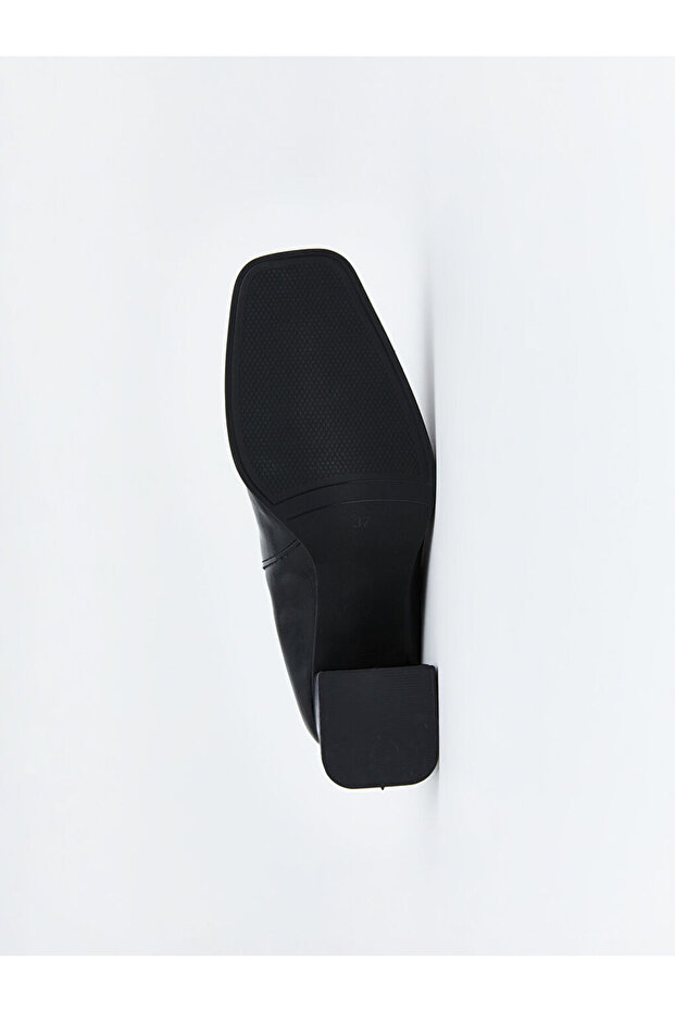 Süet Görünümlü Kadın Topuklu Bot - 4