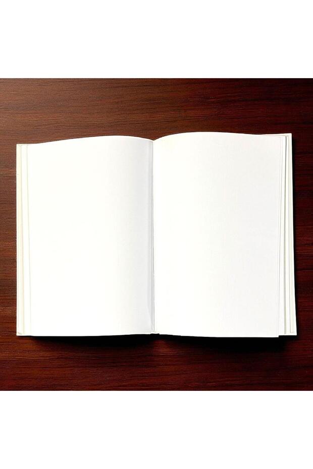 Modelist Notebook - White Modelist Notebook - 20X28Cm Unlined Notebook - 3