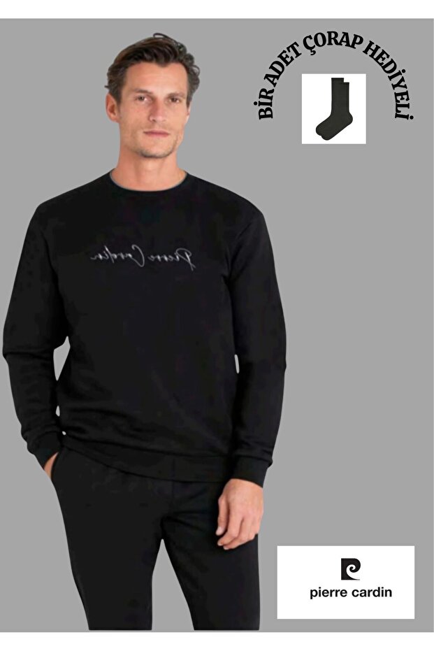 Crew Neck Pocket Three Thread Tracksuit Set Thcl6Vr10Pc5Vr