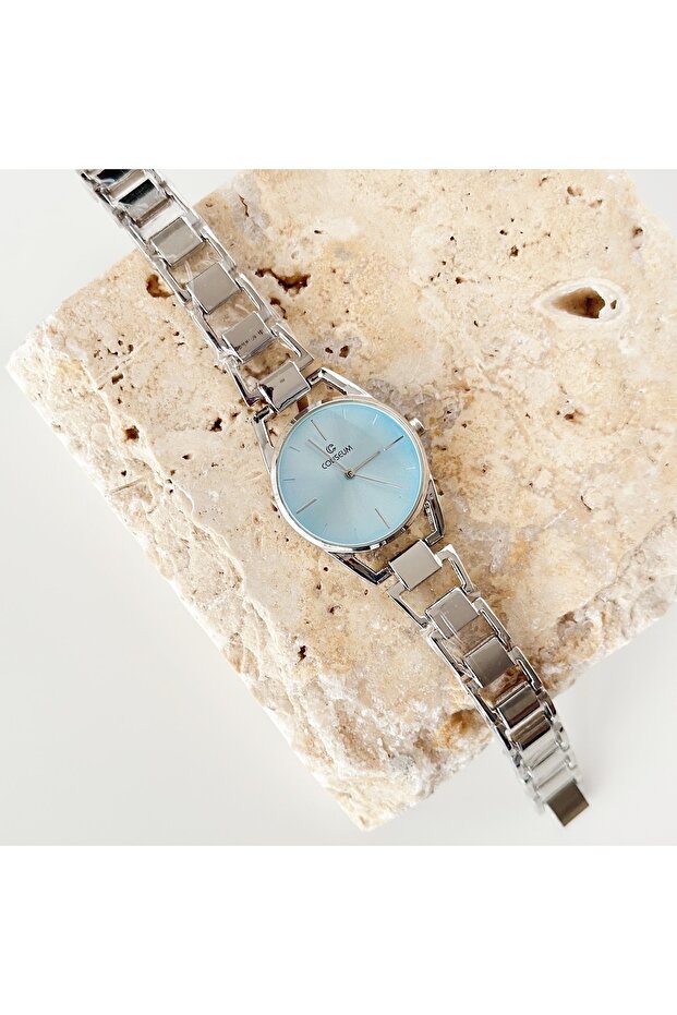 ساعة مينهو الفضية الزرقاء - 1