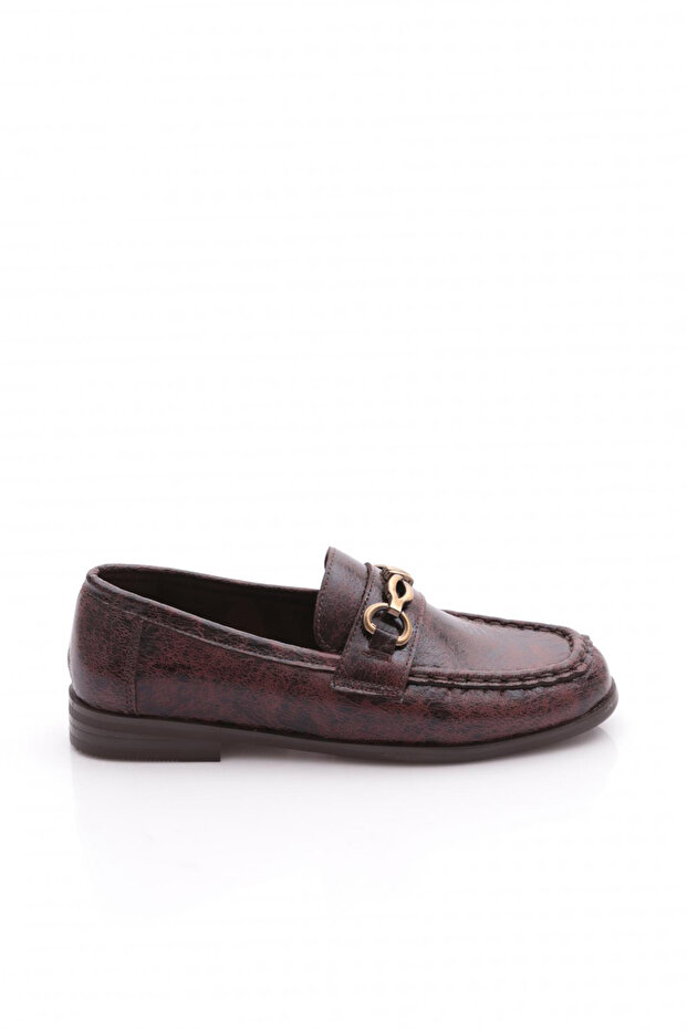 Pm386-K013 Women's Buckle Loafer Shoes
