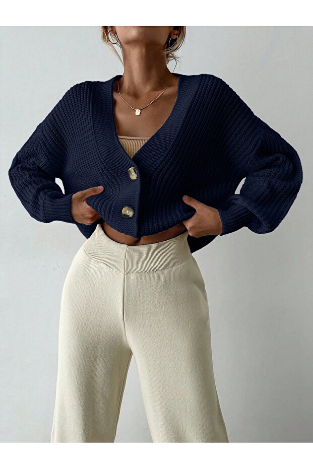 úpletový kardigan - 5