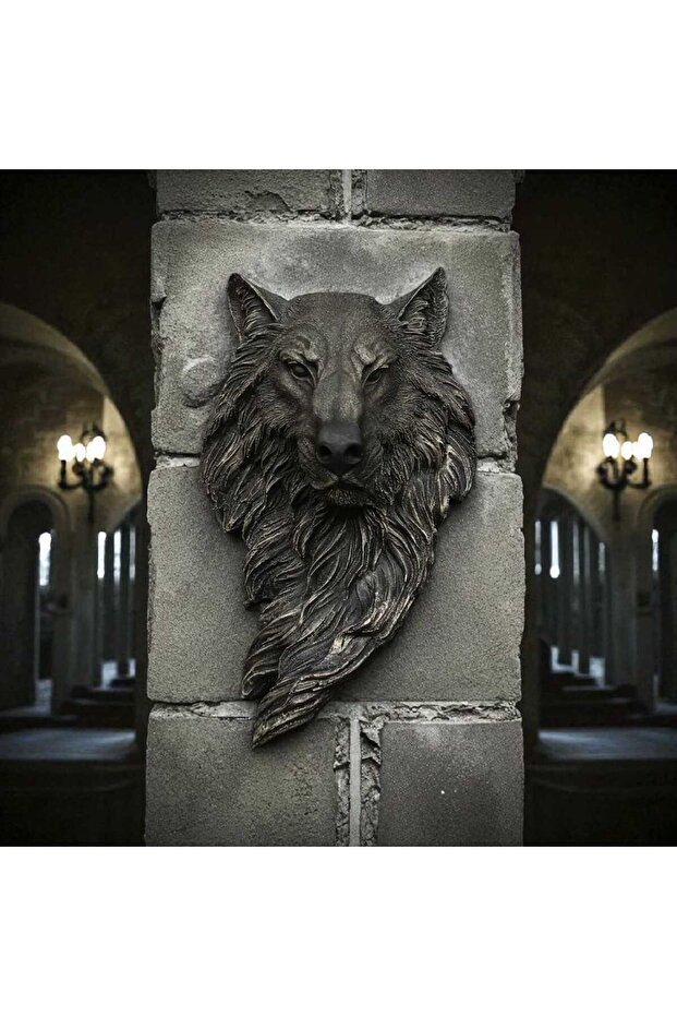 Kurt Başı Duvar Dekoru - 1