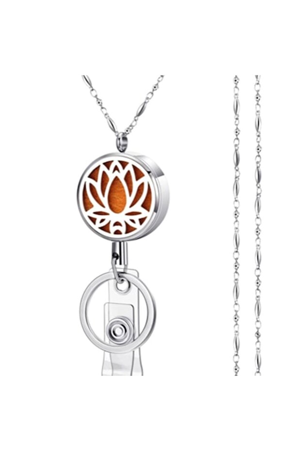Retractable Multifunctional Aromatherapy Diffuser Medallion Portcard/Keychain/Access Card with - 1
