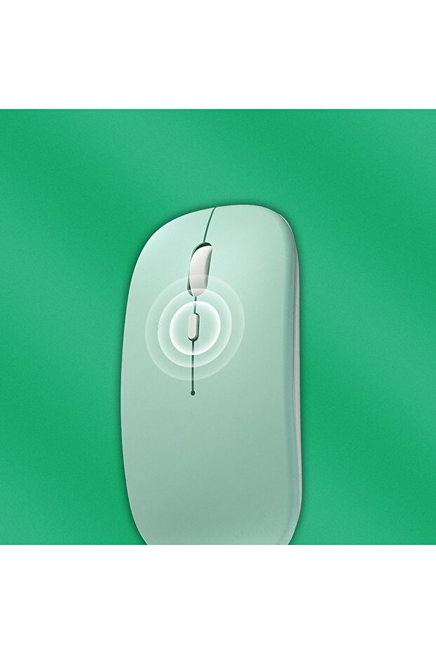 Wireless Bluetooth Computer Mouse with Radio Band - CTMM (White) - 7