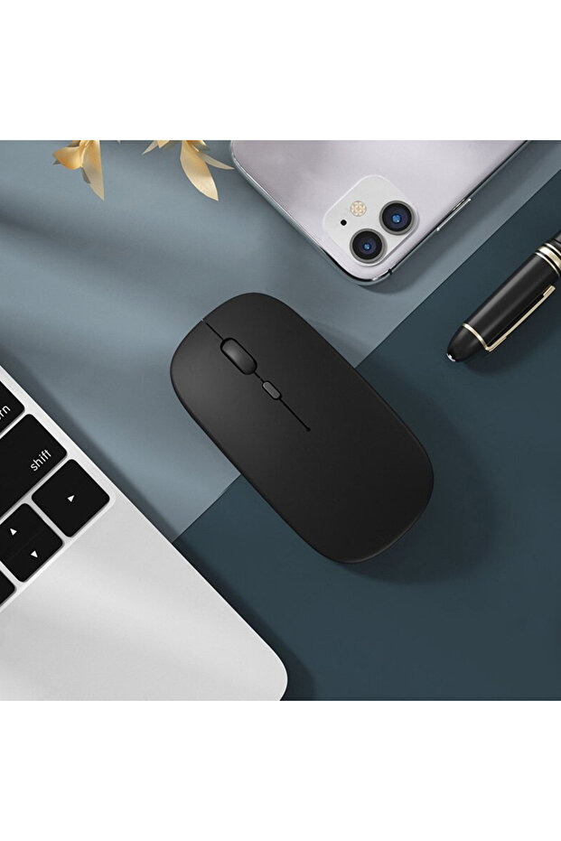 Wireless Bluetooth Computer Mouse with Radio Band - CTMM (Green) - 9
