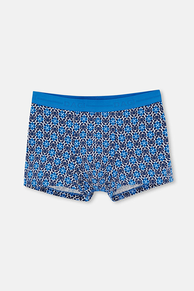 Blue 2-Pack Patterned Cotton Boxers - 3