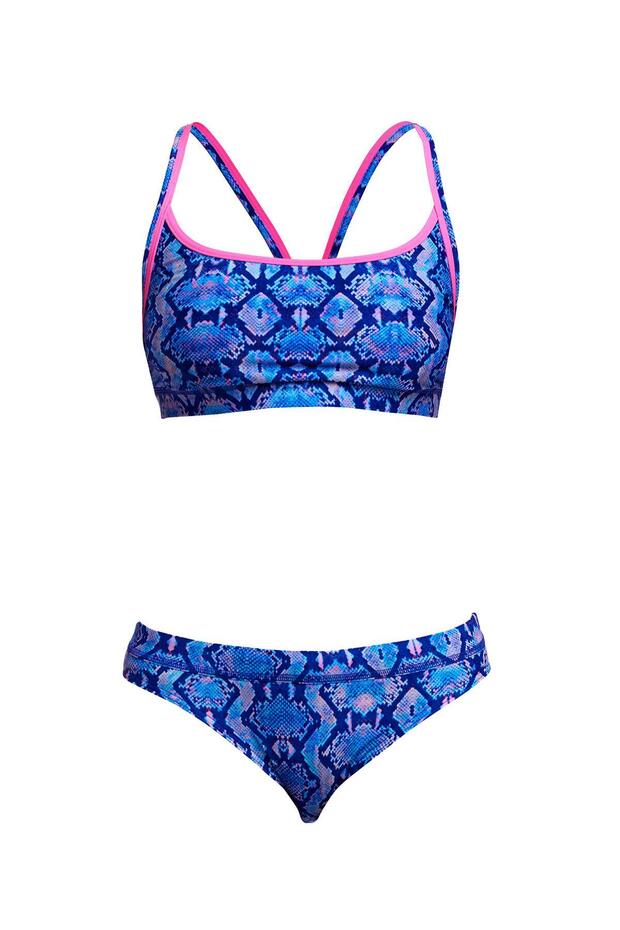 Blue Viper Women's Bikini Set – Sports Top & Brief Bottom, Chlorine Resistant, Comfortable and Stylish