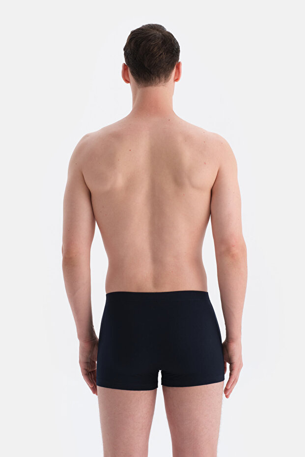 Lacivert Kumaş Kaplama Basic Boxer - 2