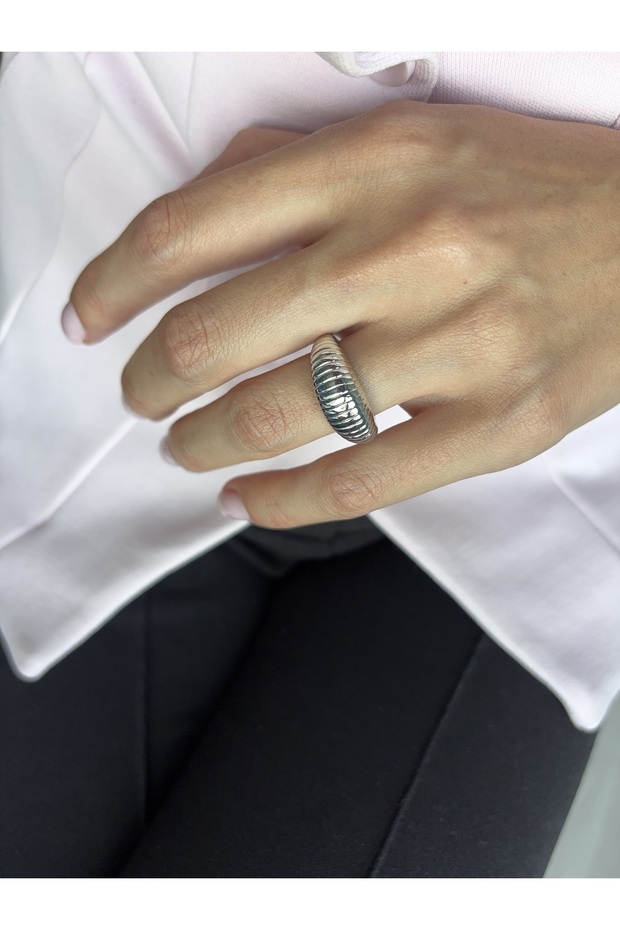 خاتم مقوس مسنن - 3