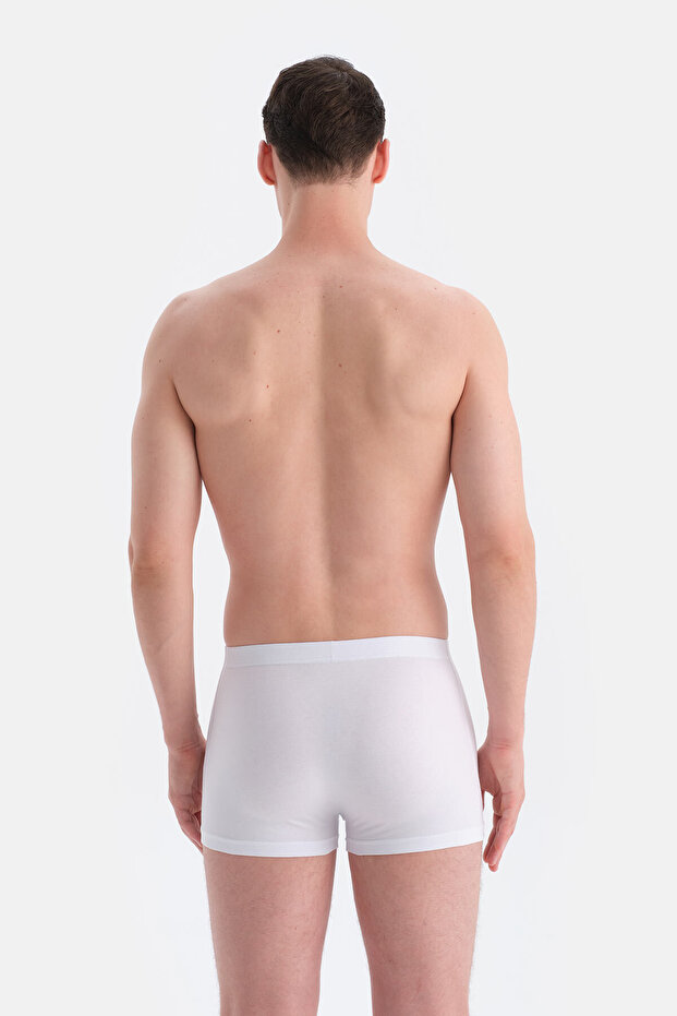 Beyaz Kumaş Kaplama Basic Boxer - 2