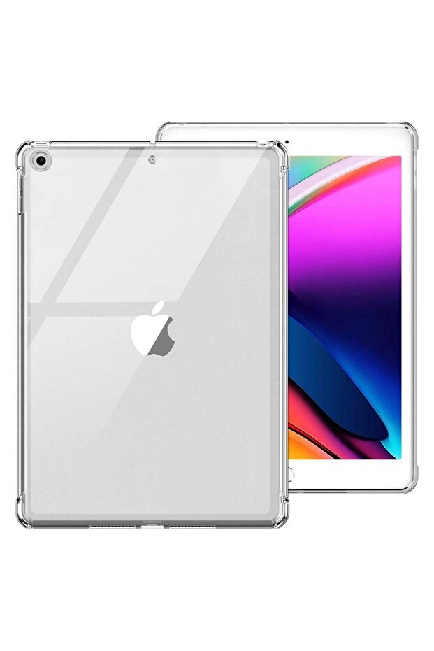 SmartGrist Case for iPad 9th/8th/7th Generation iPad 10.2 Case 2021&2020&2019, Frosted Transparent C - 1
