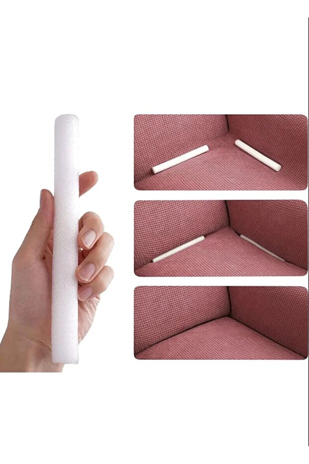 Yumuşacık Yıkanabilir Tüy Leke Tutmayan Lastikli Kadife Koltuk Örtüsü Koltuk Kılıfı Takımı 4lü"set - 5