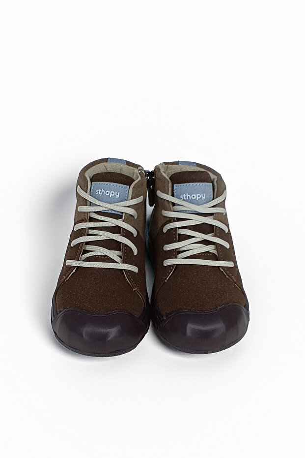 Tundra Ortopedik Fermuar-Bağcıklı Kız-Erkek Çocuk Bot Ayakkabı 21-30 Numara - 4