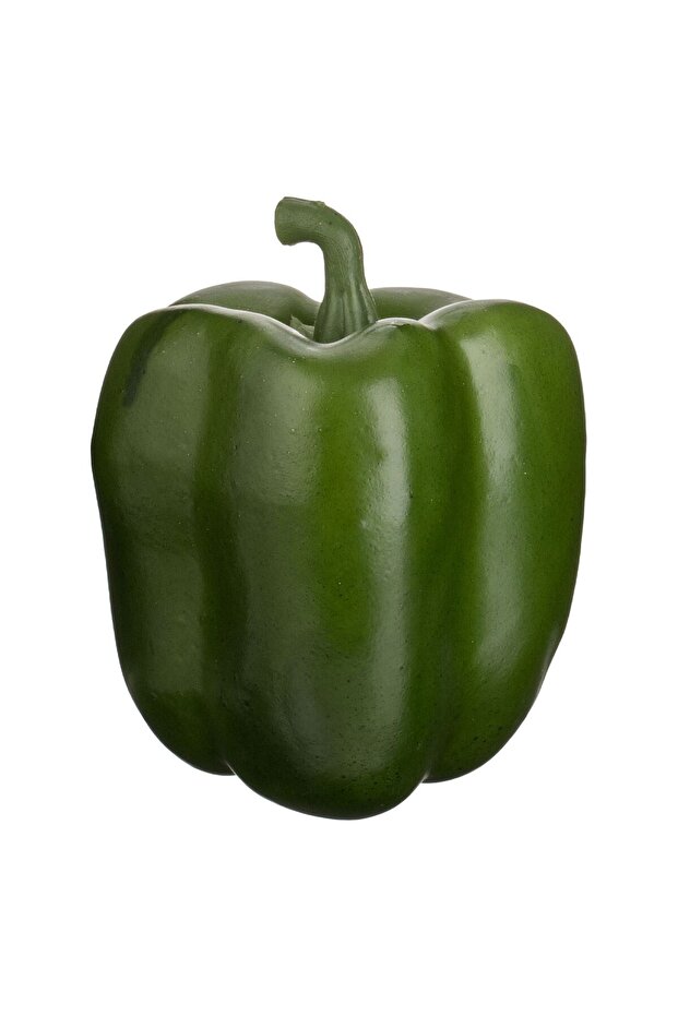 Green bell pepper, artificial plastic. - 2
