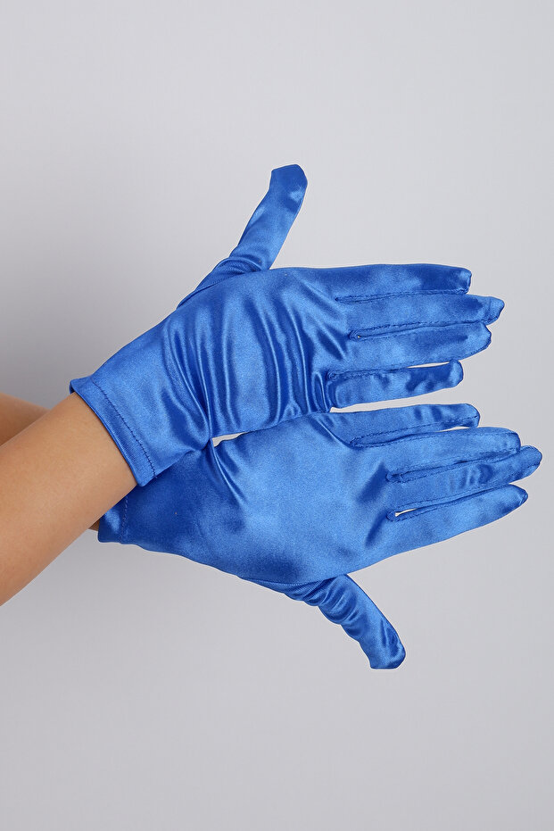 Satin Short Evening Gloves Wedding Party Prom Costume Accessory