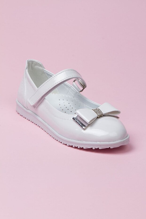 Girl's Soft Leather, Orthopedic Insole Ballerinas