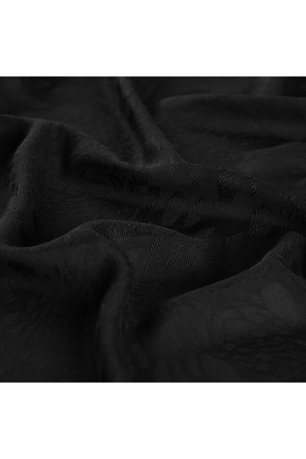 Monogram Shawl - Vahra Patterned - Black - 2