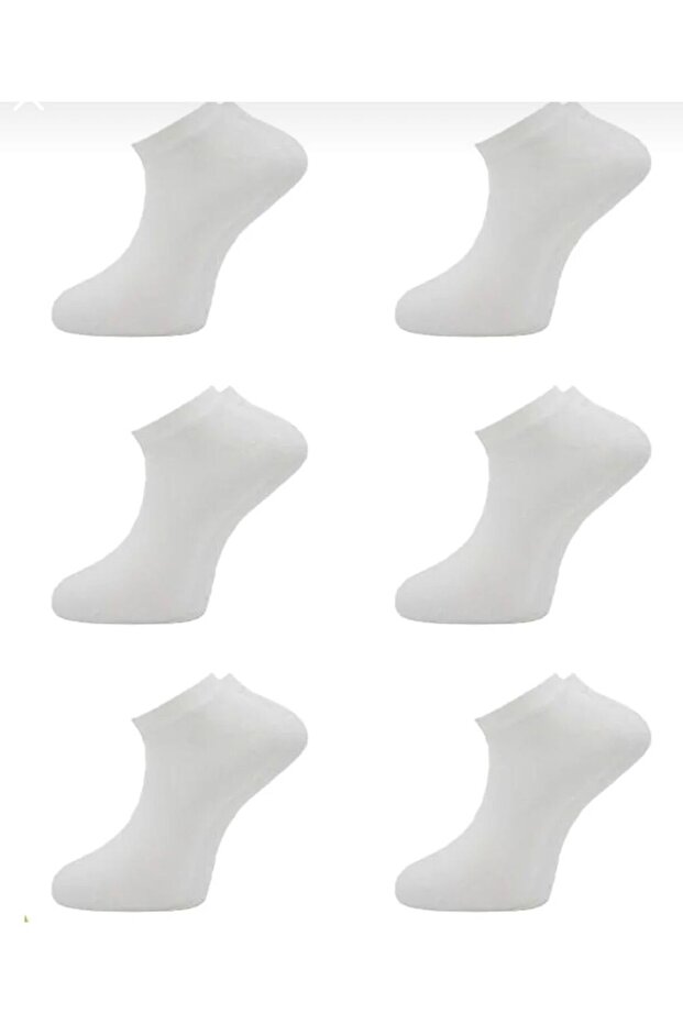 6-Piece Toe Stitch-Free Cotton Booties Men's Socks
