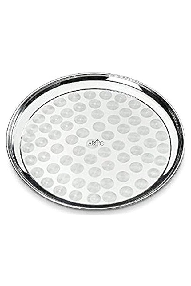 ARTC Stainless Steel Serving Round Tray Non Magnet 35cm
