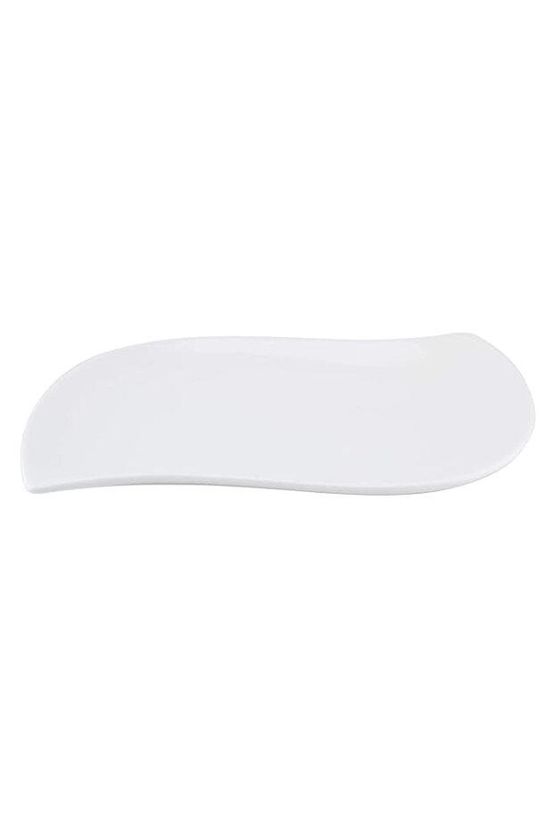 Shallow Porcelain Serving Plate, White, 30Cm, Dd2492