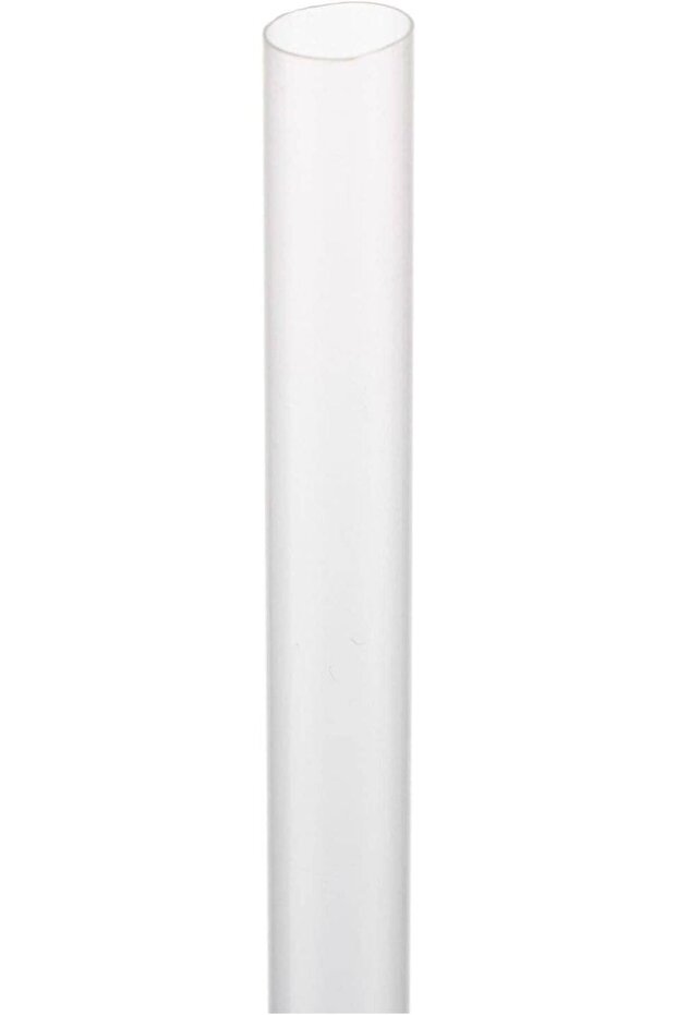 Plastic Clear Straw 8mm, 250 Pieces
