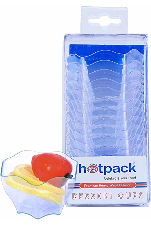 Plastic Clear Dessert Cups 120 Pieces