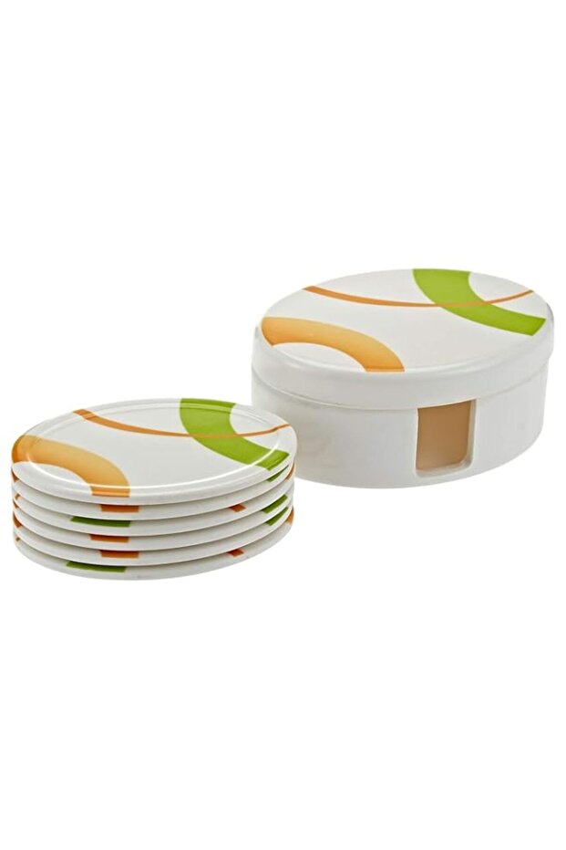 Harmony Oval Dish Set - 6 Pieces (White)