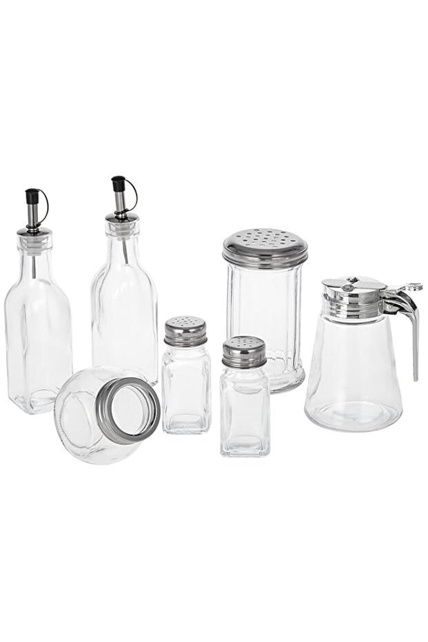 Harmony Table Top Cruet Set - 7 Pieces