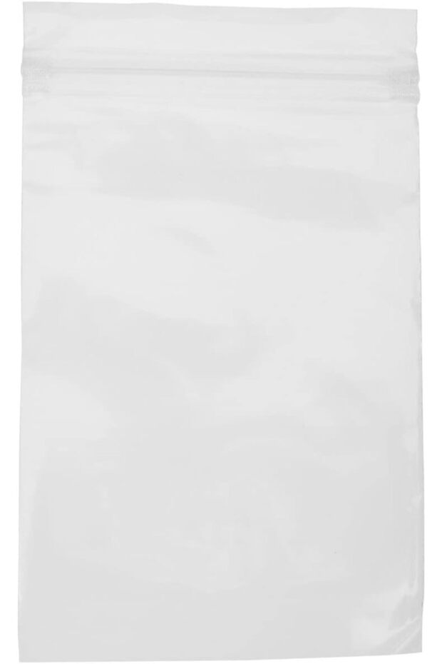 Zipper Lock Bags 10cm x 15cm, 100 Pieces