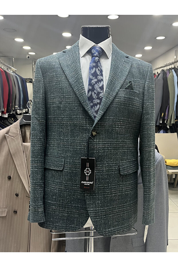 سترة شتوية رجالية من الصوف - 4