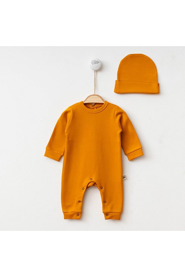 Baby Boy and Girl Romper Set Gift Newborn Baby Cotton Unisex Romper and Hat Set